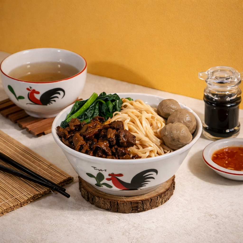Bakmi Ayam Jamur Baso Regular