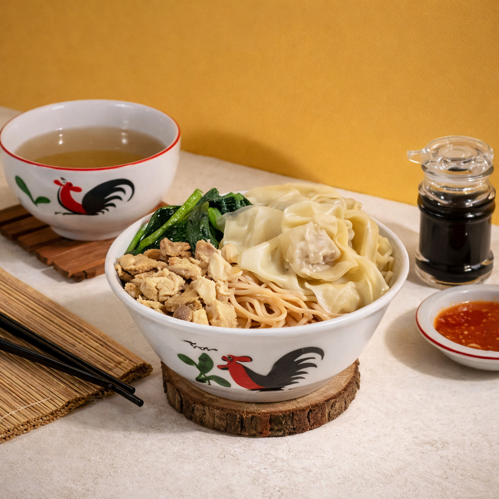Bakmi Ayam Pangsit Rebus Regular