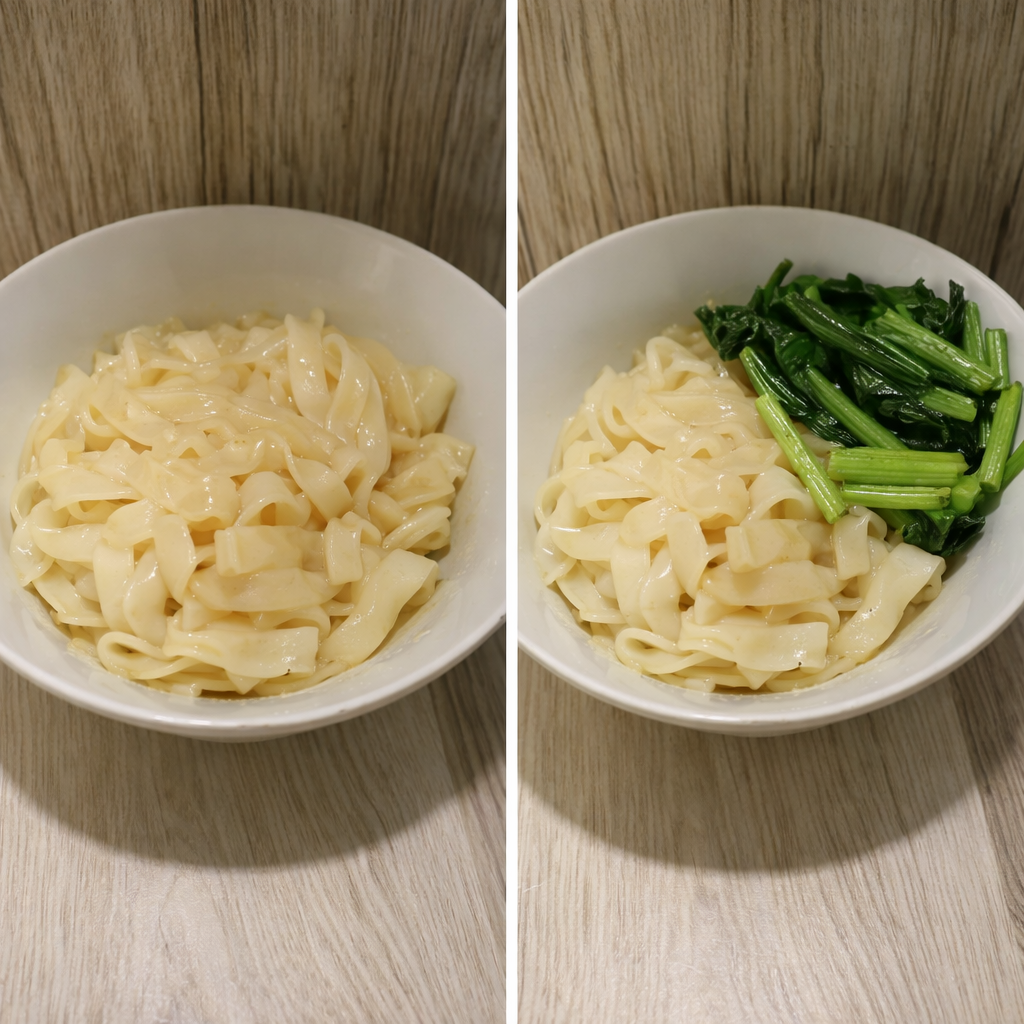 Kwetiau Polos / Kwetiau Sayur Regular